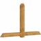 Ekena Millwork Eugene Rough Sawn Timber Gable Bracket, Western Red Cedar, 96"W x 56"H x 6"D x 6"F, 14/12 Pitch GBW096X56X0606EUG00RWR - alternate 2